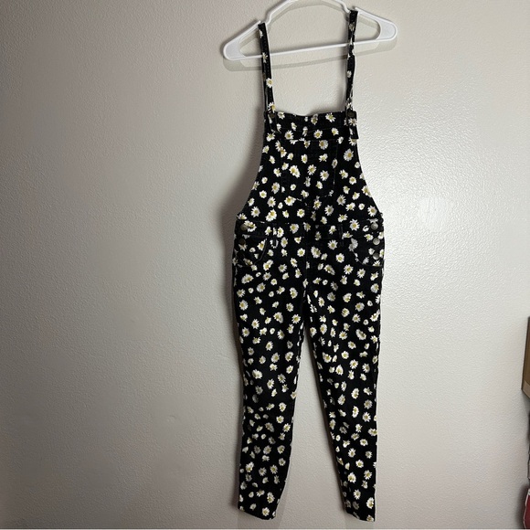 Guess Vintage Floral Overalls Carlie Slim Fit Size 4 - Picture 1 of 10